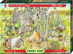 HEYE puzzel Gekke ZOO: Jurassic World-expositie, 1000 stukjes