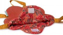 Handtas in de vorm van een bloem met pop Adele van Lilliputiens