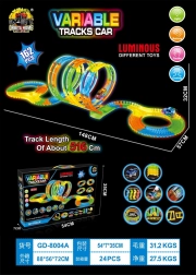 Racebaan met verlichting VARIABLE 162 delen