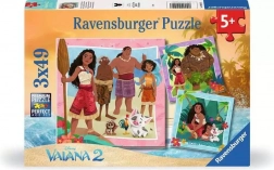 Puzzel Vaiana 2, 3x49 stukjes
