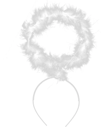 Haarband met engelenhalo