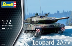 Kunststof modeltank Leopard 2A7V 1:72