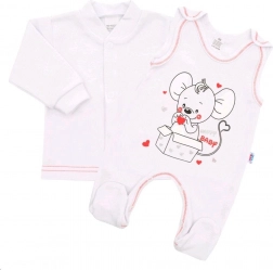 Babyset New Baby Mouse wit 86 (12–18 maanden)