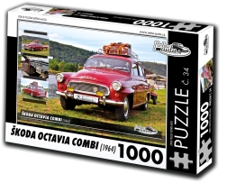 retro-auto legpuzzel škoda octavia combi (1964) – 1000 stukjes