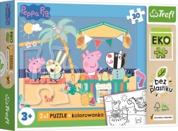 Dubbelzijdige maxi-puzzel PEPPA PIG 30 stukjes EKO