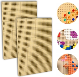 MASTERKIDZ creatieve STEM wandplaat – set van 2 stuks + montagepaneel 120 × 80 cm