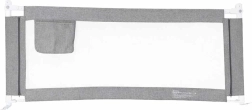 Beschermhek voor bed 200 cm grijs