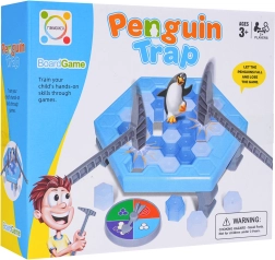 Behendigheidsspel voor het hele gezin Pinguïn op het ijs