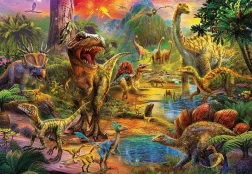 Puzzel Dinosauriërsland 1000 stukjes