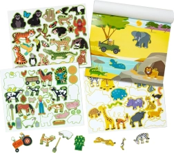 Herbruikbare stickers Dieren en omgevingen Melissa & Doug