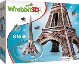 3D-puzzel Eiffeltoren 816 stukjes WREBBIT