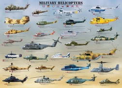 Puzzel Militaire Helikopters 1000 Stukken