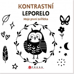 Contrasterend leporello Mijn eerste dieren 15,5 × 15 cm