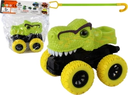 Dinosaur Monster Truck met groene rubberen wielen