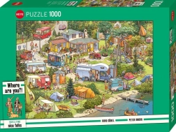 Heye puzzel Seek & Find: Camping, 1000 stukjes
