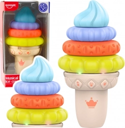 muzikale educatieve baby-ijsje met lichtjes en geluiden