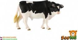Kunststof figuurtje van een Holstein-stier 13 cm