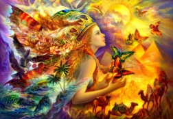 Puzzel Fantastische kleurrijke wereld 1000 stukjes