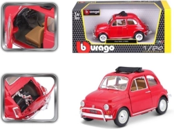 Bburago 1:24 Fiat 500L (1968) Rood