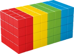 Geomag Magicube Full Color – magnetische bouwset 128 blokken