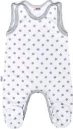 Baby kruippakje New Baby Classic II grijs met sterretjes