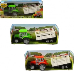 tractor met aanhanger met vliegwiel