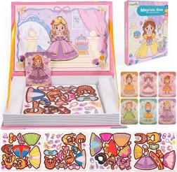 Magnetische aankleedpuzzel met prinses