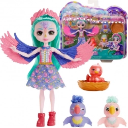 Enchantimals pop Filia Finch en papegaaienfamilie