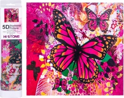 Diamant schilderen fladderende vleugels 30 × 40 cm