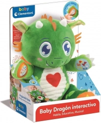 Clementoni baby vriendelijke draak – interactieve pluchen speelgoed
