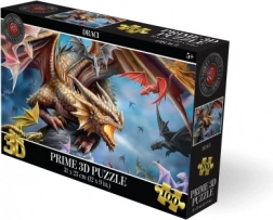 3D-puzzel – draken, 100 stukjes