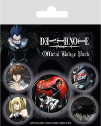 Set Death Note-badges – 5 stuks