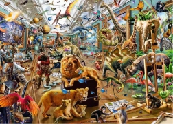 Ravensburger puzzel Chaos in de galerie 1000 stukjes