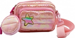 Luchtige roze handtas