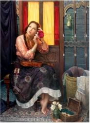 Puzzel Karmozijnrode roos 1000 stukjes