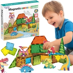 Woopie magnetische bouwset dinosaurussen 30 onderdelen
