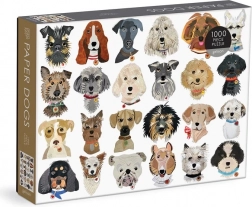 Puzzel Papieren Honden 1000 Stukjes