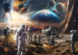 Puzzle De laatste grens: Verkenning van de ruimte 1000 stukjes SCHMIDT