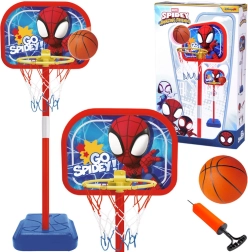 Basketbalset SPIDEY met verstelbare ring en bal 14 cm