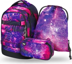 Školní set Baagl Galaxy: rugzak, etui, zakje