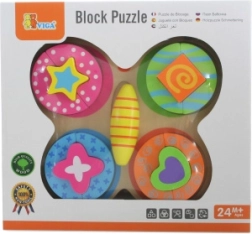 VIGA houten puzzel vlinder voor kinderen (13 stukjes)