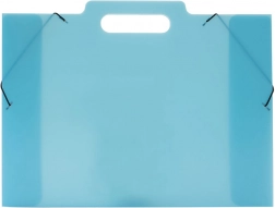 Drievakmap voor tekeningen A3 blauw Opaline Frosty