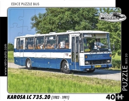 Puzzel Retro Auto’s – bus Karosa LC 735.20, 40 stukjes