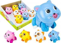 Opwindbaar kattetje voor kinderen, loopt en kwispelt met staart