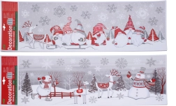 Kerst raamdecoratie 59,5 × 21 cm