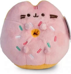 Pluchen speeltje Pusheen roze donut 14 cm