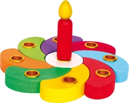 Houten verjaardagsbloem small foot