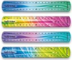 Liniaal MAPED Twist'n Flex regenboog 20 cm