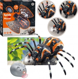 RC-tarantula op afstandsbediening met infraroodbesturing, zwart