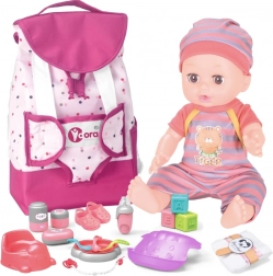 Wopie Koninklijke oppasset, babypop met accessoires